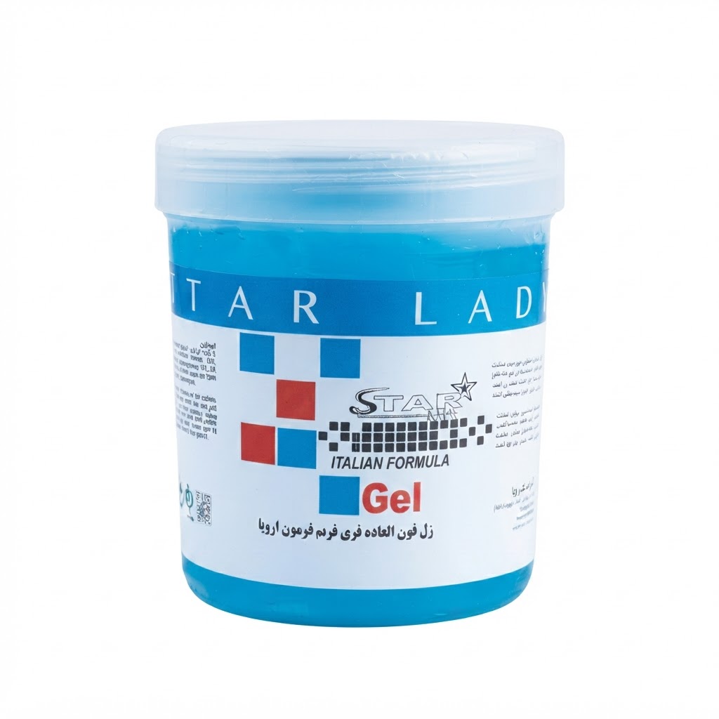ژل مو استارلیدی مدل فوق العاده قوی حجم 800 گرم