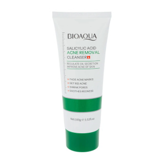 فوم شستشو صورت بیوآکوا مدل Salicylic Acid مناسب برای انواع پوست وزن 100 گرم