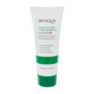 فوم شستشو صورت بیوآکوا مدل Salicylic Acid مناسب برای انواع پوست وزن 100 گرم