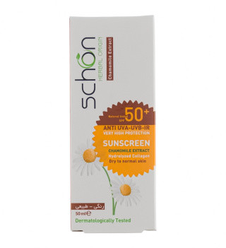 کرم ضد آفتاب رنگی شون با SPF50 مناسب پوست خشک و نرمال حجم 50 میلی لیتر